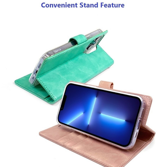 Noble Diary Wallet Case - iPhone 16 [Rose Gold]