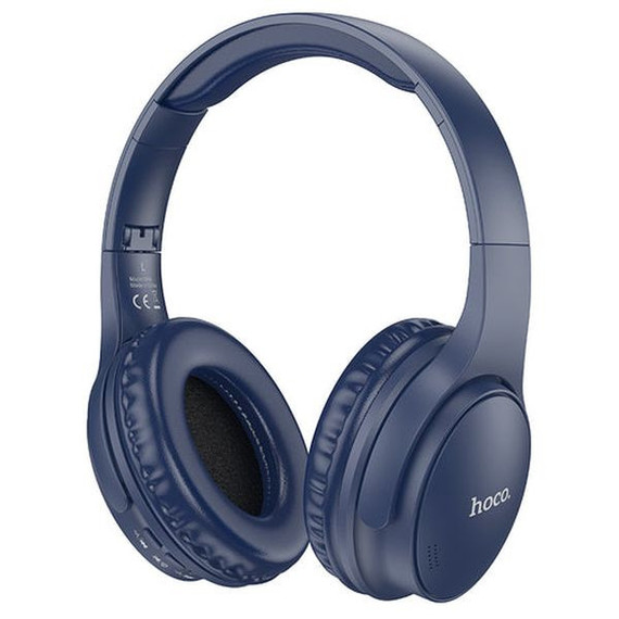Bluetooth Headset w/ MicroSD & Aux Mode (W40) [Blue]