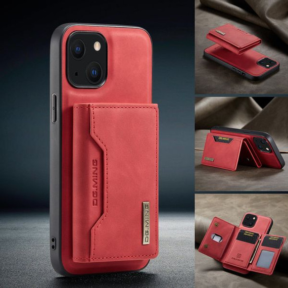 Apple iPhone 14 Plus Magnetic Wallet Red