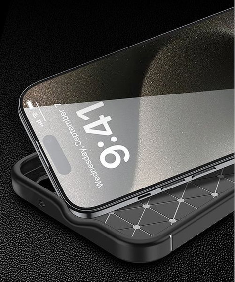 Apple iPhone 16 Pro Max      Carbon Fibre Case    [Black]
