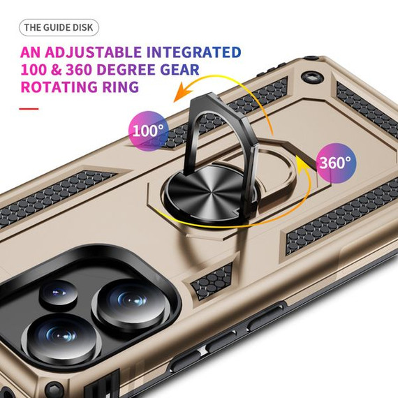 Xiaomi Redmi Note 13 Pro Plus 5G      Military Armour Case    [Gold]