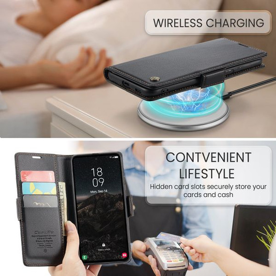 Samsung Galaxy S24      Pu Wallet Case    [Black]