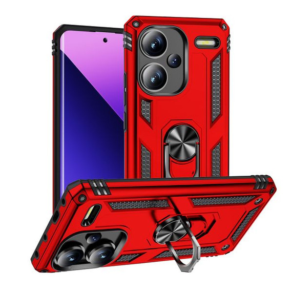 Xiaomi Redmi Note 13 Pro Plus 5G      Military Armour Case    [Red]