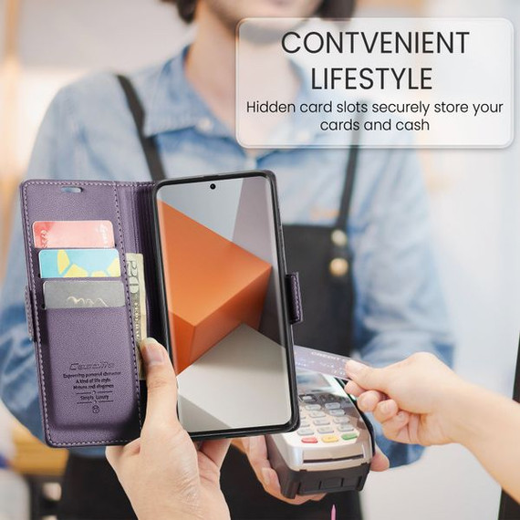 Xiaomi Redmi Note 13 Pro+ 5G      Pu Wallet Case    [Purple]