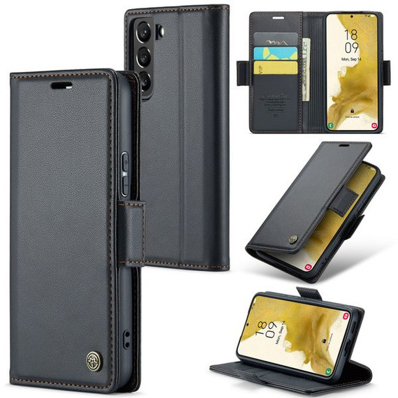Samsung Galaxy S22      Pu Wallet Case    [Black]