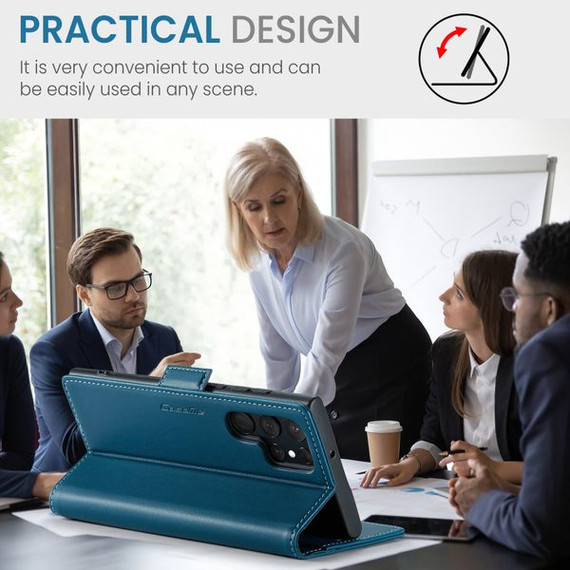 Samsung Galaxy S22 Ultra      Pu Wallet Case    [Navy]