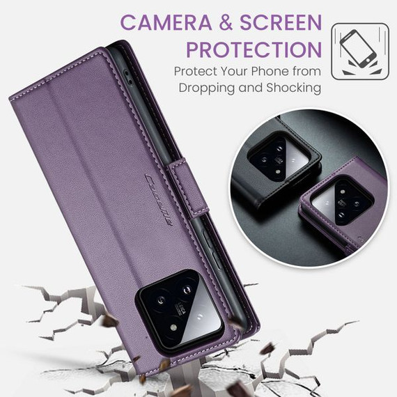 Xiaomi 14      Pu Wallet Case    [Purple]