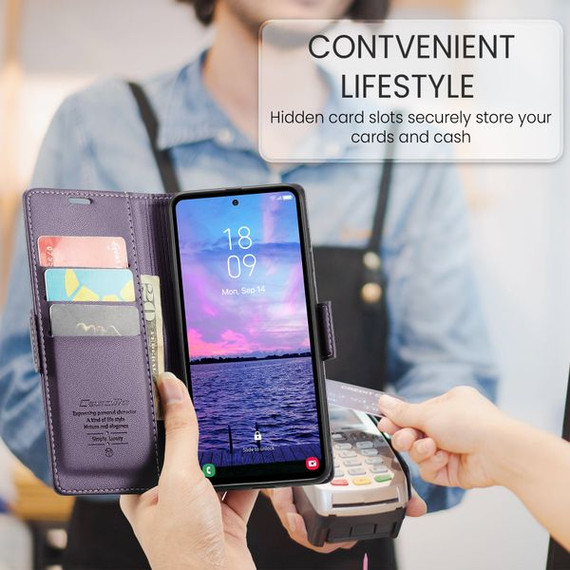 Samsung Galaxy S23 Fe      Pu Wallet Case    [Purple]