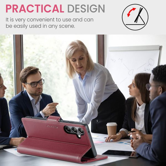 Samsung Galaxy A05S      Pu Wallet Case    [Maroon]