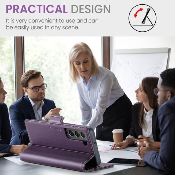 Samsung Galaxy S22      Pu Wallet Case    [Purple]