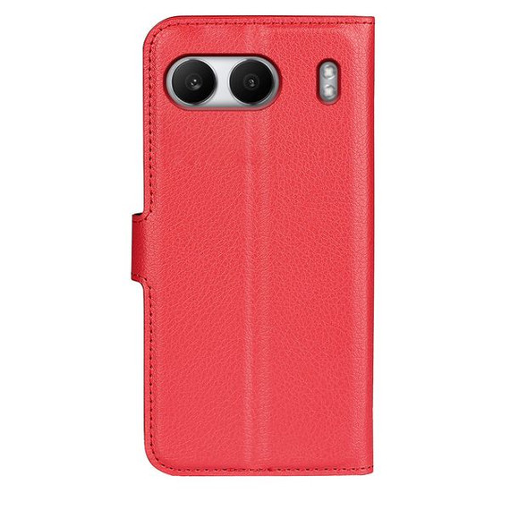 Oneplus Nord 4      Pu Wallet Case    [Red]