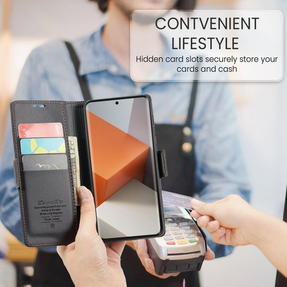 Xiaomi Redmi Note 13 Pro+ 5G      Pu Wallet Case    [Black]