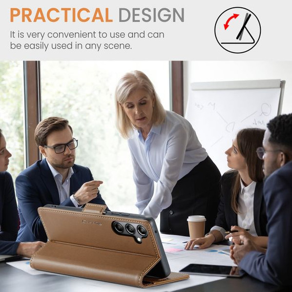 Samsung Galaxy A05S      Pu Wallet Case    [Brown]