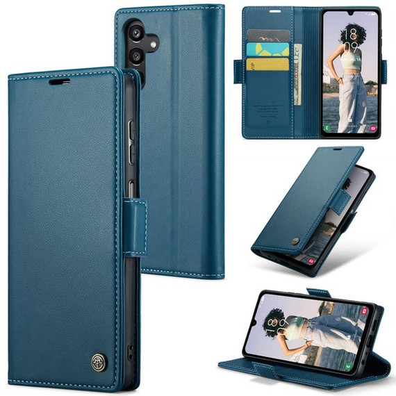 Samsung Galaxy A15      Pu Wallet Case    [Navy]