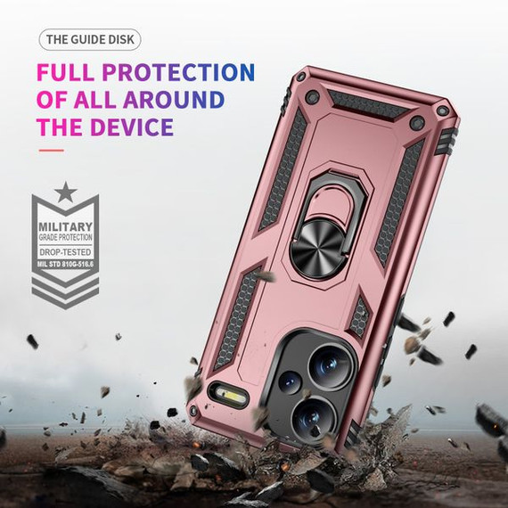 Xiaomi Redmi Note 13 Pro Plus 5G      Military Armour Case    [Rosegold]