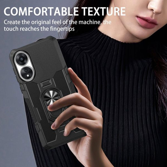 Oppo A78 4G      Military Armour Case    [Black]