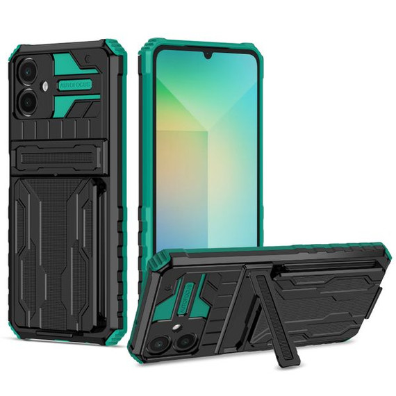 Samsung Galaxy A06 4G  Kickstand Heavy Duty Case [Teal]