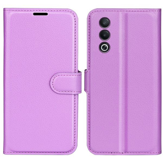 Oppo A80 5G      Pu Wallet Case    [Purple]
