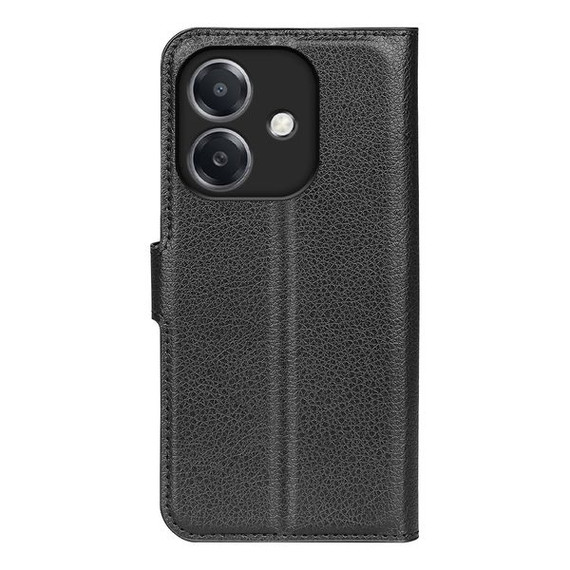Oppo A60 5G      Pu Wallet Case    [Black]