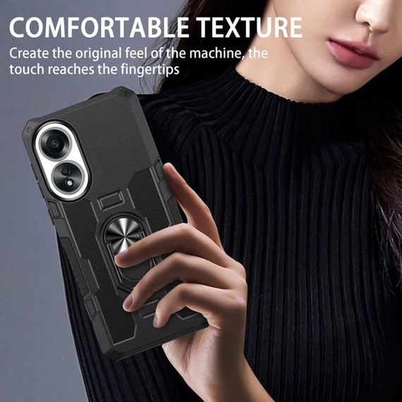 Oppo A58 4G      Military Armour Case    [Black]
