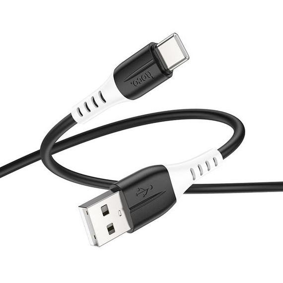 Hoco Ultra Soft Silicon Cable (X82) - Type C [ Black]