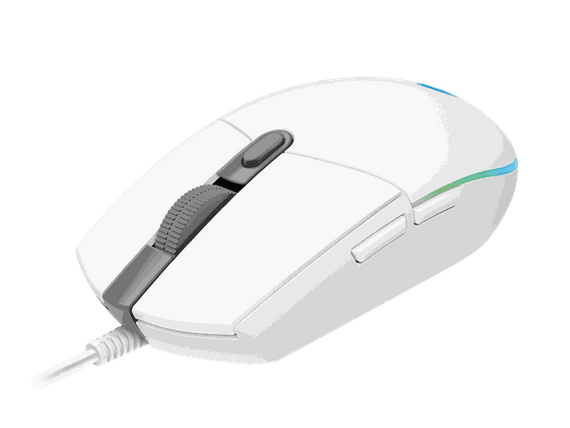 Logitech G203 Lightsync Gaming Mouse [ White ]