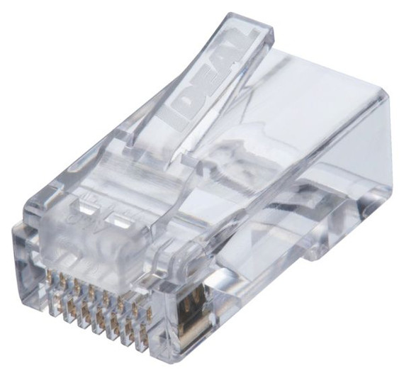 IDEAL INDUSTRIES CAT6 UTP RJ45 Push Through Plug - Pack of 50 (30-495)