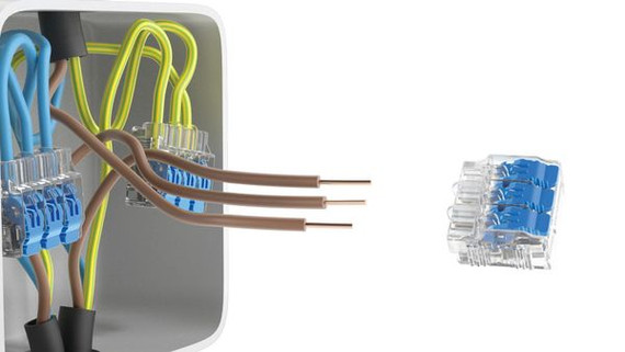 IDEAL INDUSTRIES 32A Gen II 3-Port Wire Connector - 50pc Jar, 0.2mm² to 4.0mm² (Solid/Stranded) & 0.14mm² to 4.0mm² (Flexible) - Product Code: 32A