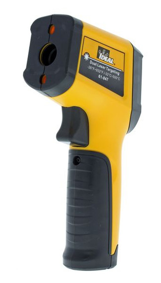 IDEAL INDUSTRIES Dual Laser Targeting Infrared Thermometer - Model #12345