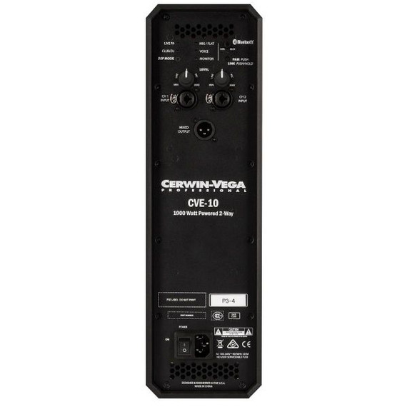 Cerwin Vega CVE Series 10" Powered 2-Way Full Range Speaker - CVE10