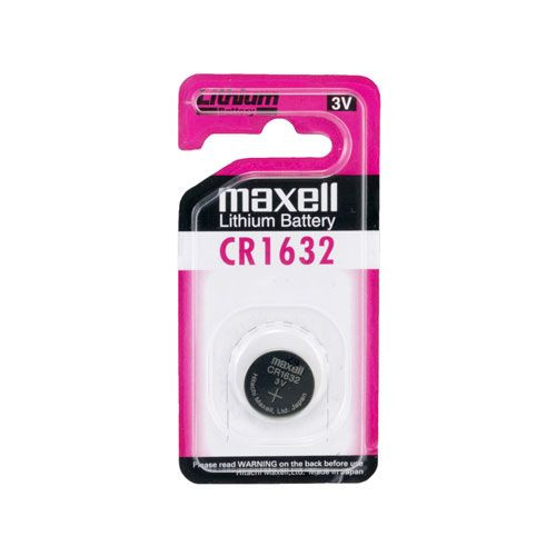 Maxell CR1632 3V Lithium Coin Cell Battery - 5 Pack (Code: CR1632)