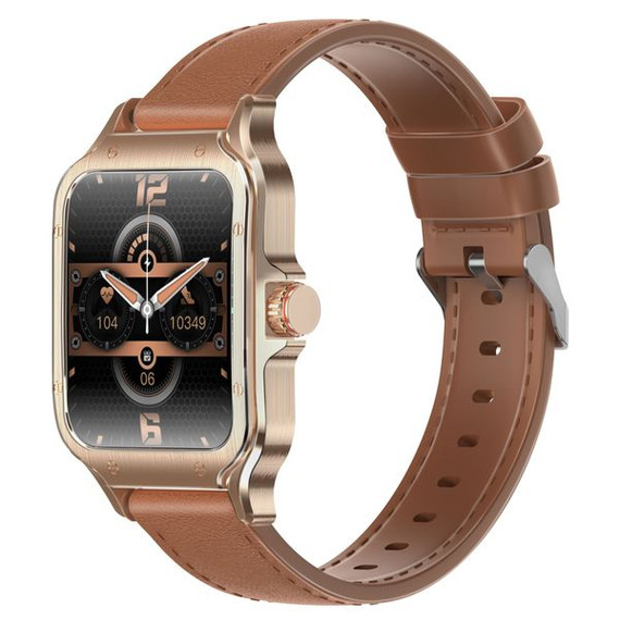 PROMATE IP68 Gold Smartwatch - 1.78" Curved AMOLED, BT Calling, Fitness Tracker, Heart Rate & Blood Pressure Monitor, 100+ Custom Watch Faces XWATCH-RM.GLD