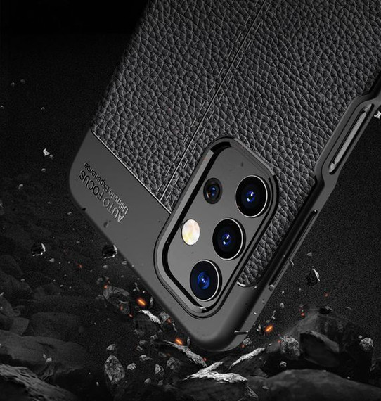 Samsung Galaxy A32 5G      Leather Texture Case    Red