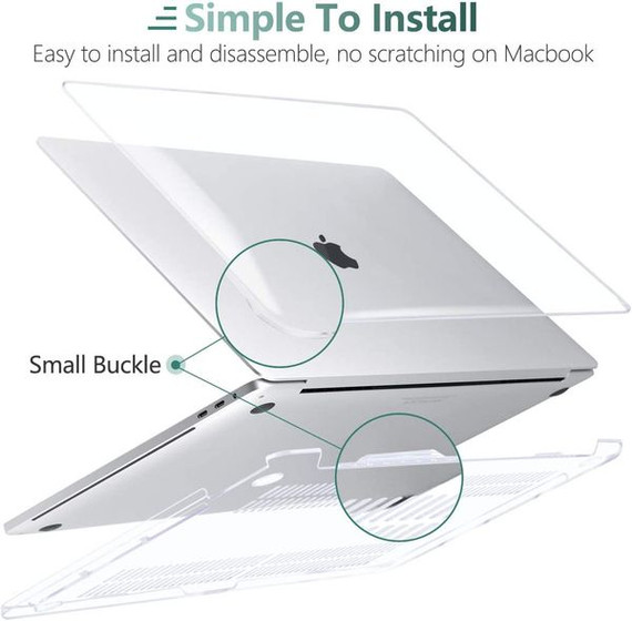 Apple MacBook Pro 13" (M2, 2022) A2338   Crystal Hard Case    Clear