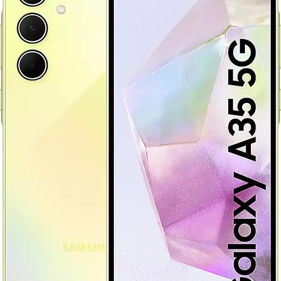 Samsung Galaxy A35 5G SM-A3560 Mobile Phone [256GB / 8GB RAM - Awesome Lemon]