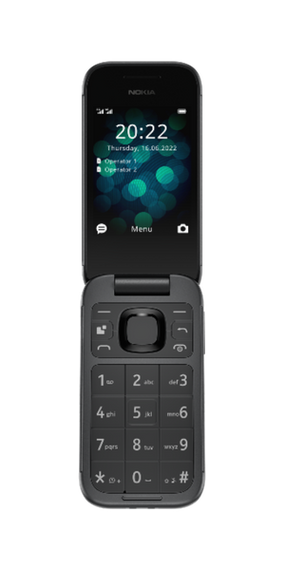 Nokia 2660 Flip Mobile Phone [ Black ]