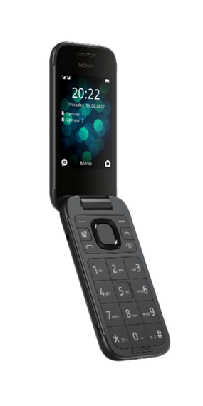 Nokia 2660 Flip Mobile Phone [ Black ]