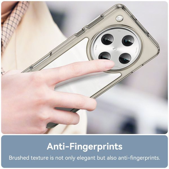 Oppo Find X8 Pro Soft Gel Bumper Case [Clear Grey]