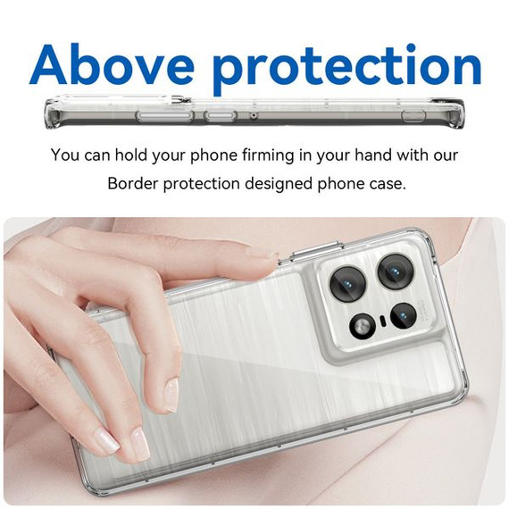 Moto Edge 50 Pro Soft Gel Bumper Case [Clear]
