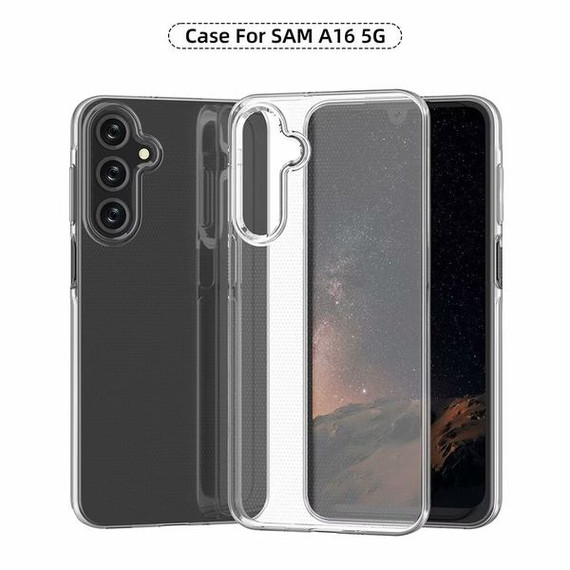 Galaxy A16 5G Soft Gel Bumper Case [Clear]