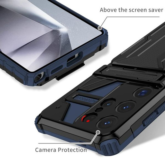 Galaxy S25 Ultra  Kickstand Heavy Duty Case [Navy]