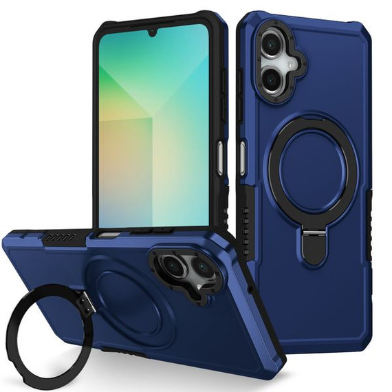Galaxy A06 4G  Kickstand Heavy Duty Case [Navy]