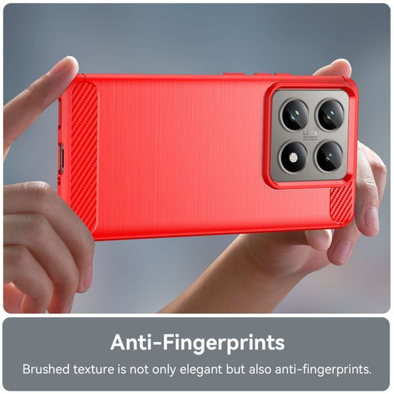 Xiaomi 14T Pro      Carbon Fibre Case    [Red]