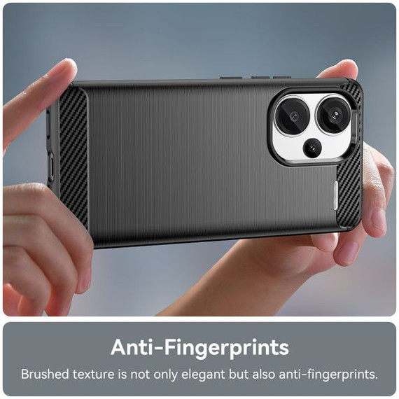 Xiaomi Redmi Note 13 Pro+ 5G      Carbon Fibre Case    [Black]