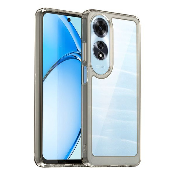 Oppo A60 4G Soft Gel Bumper Case [Clear Grey]