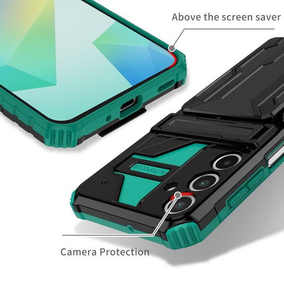 Galaxy A16 5G  Kickstand Heavy Duty Case [Teal]
