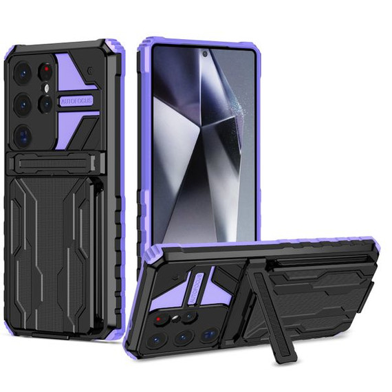 Galaxy S25 Ultra  Kickstand Heavy Duty Case [Purple]