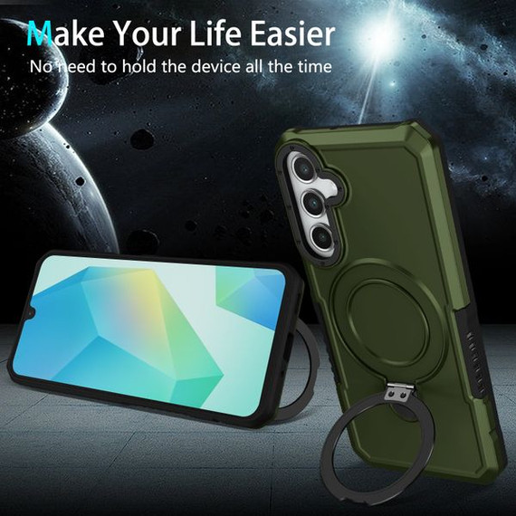 Galaxy A16 5G  Kickstand Heavy Duty Case [Green]