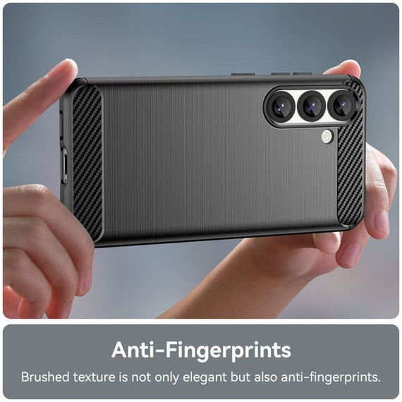 Galaxy S25      Carbon Fibre Case    [Black]