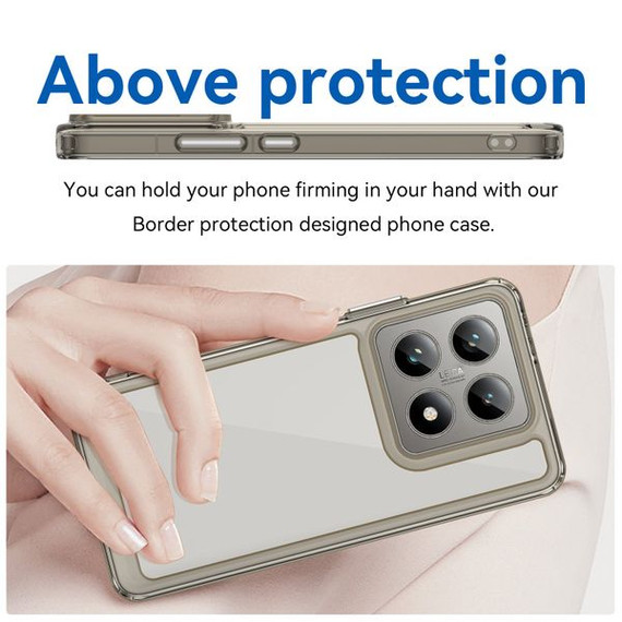 Xiaomi 14T Soft Gel Bumper Case [Clear Grey]